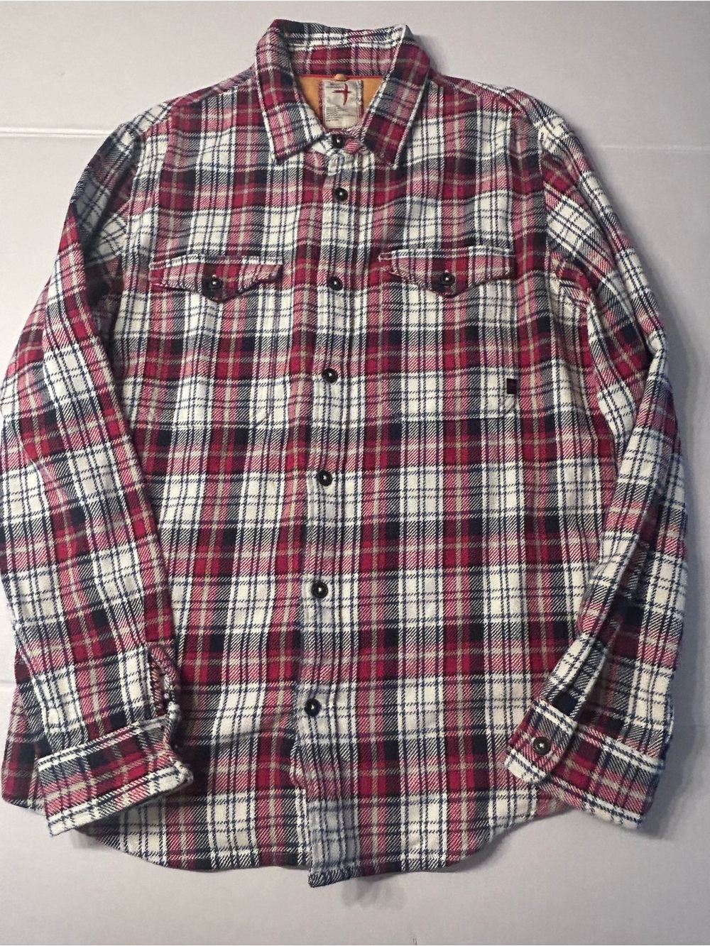 Men’s Relwen Brushed Flannel Blanket Shirt Plaid Size 2X
